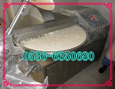 千頁(yè)豆腐高速斬拌機(jī)，高速斬漿機(jī)搭配真空去泡